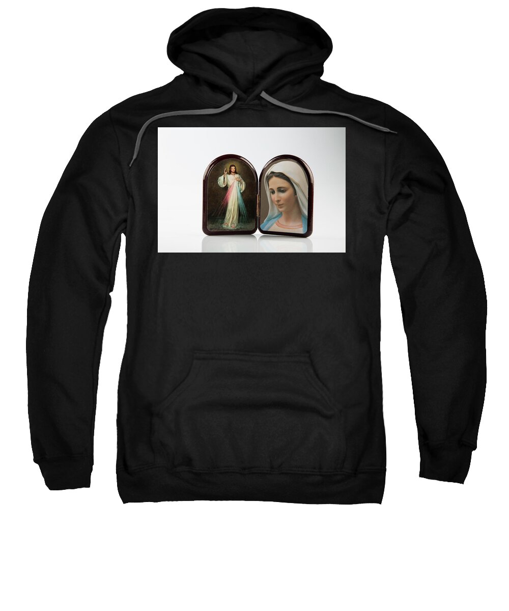 Jesus Sweatshirt featuring the photograph Mandarin and pins #1 by Vivida Photo PC