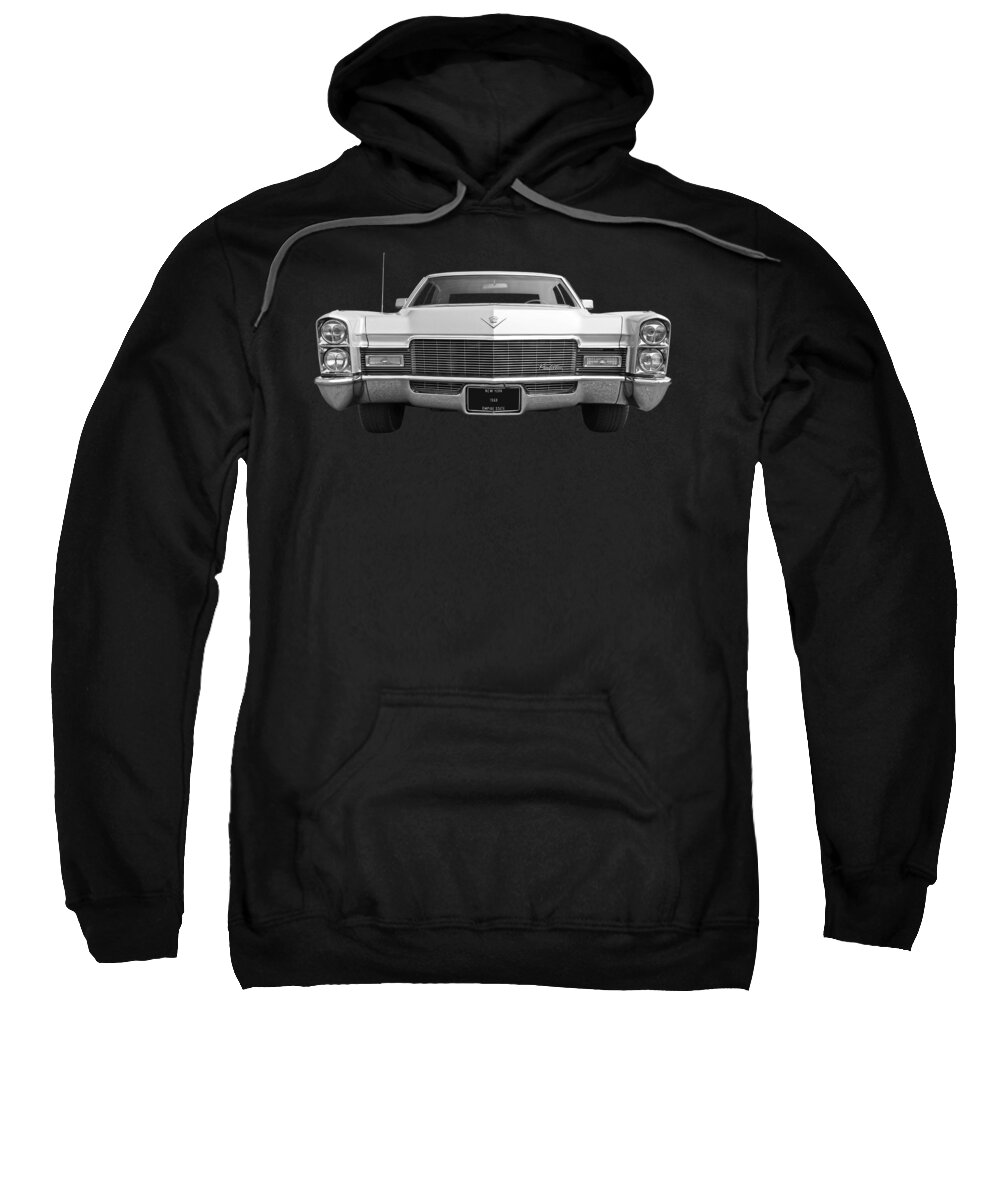 Cadillac Sweatshirt featuring the photograph 1968 Cadillac Front by Gill Billington