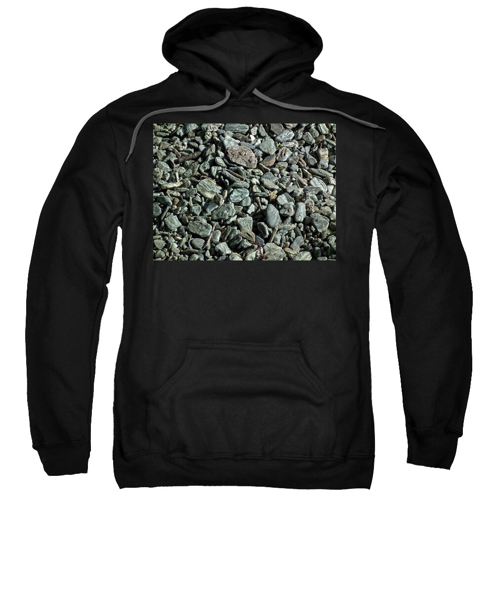 Beach Sweatshirt featuring the photograph Beach stones by Martin Smith