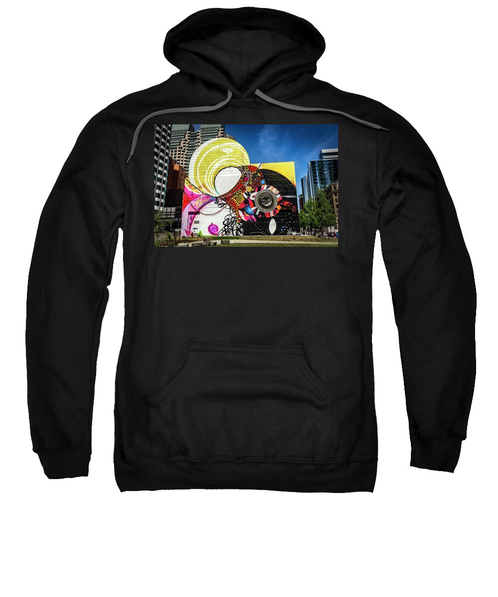 Boston Sweatshirt featuring the photograph Boston Art Wall Series 4844 by Carlos Diaz