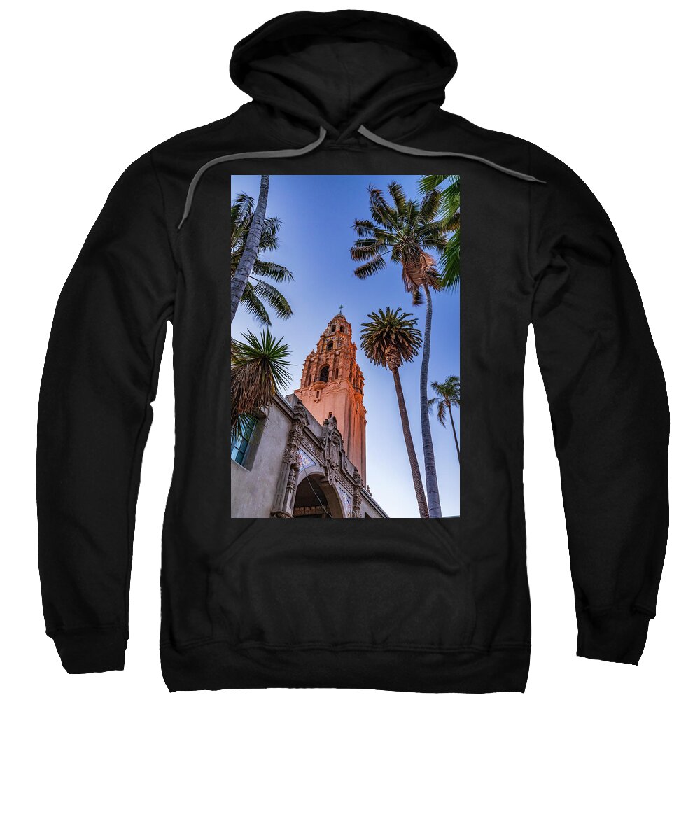 America Sweatshirt featuring the photograph California Tower by ProPeak Photography