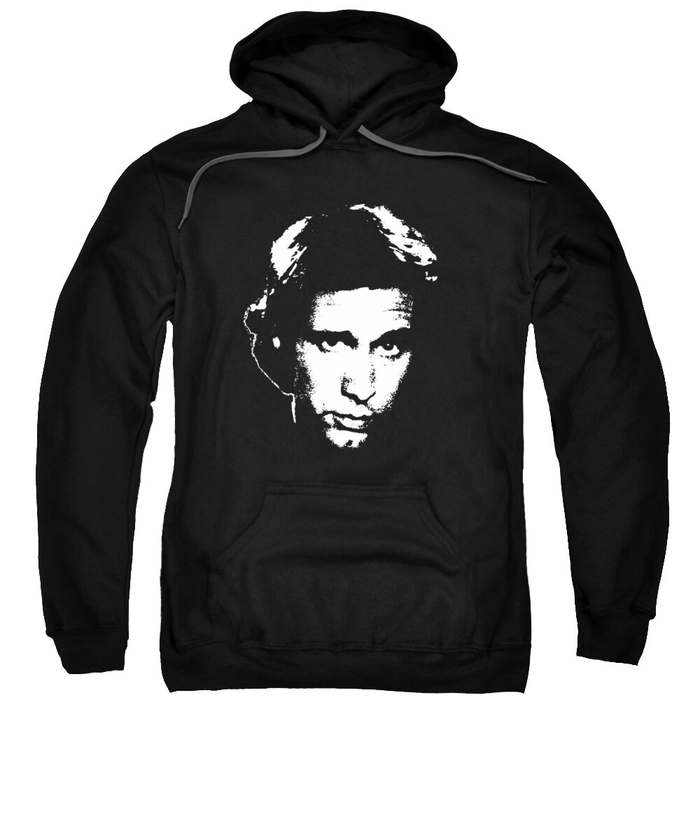 Chevy Chase Sweatshirt featuring the digital art Chevy Chase Minimalistic Pop Art by Filip Schpindel