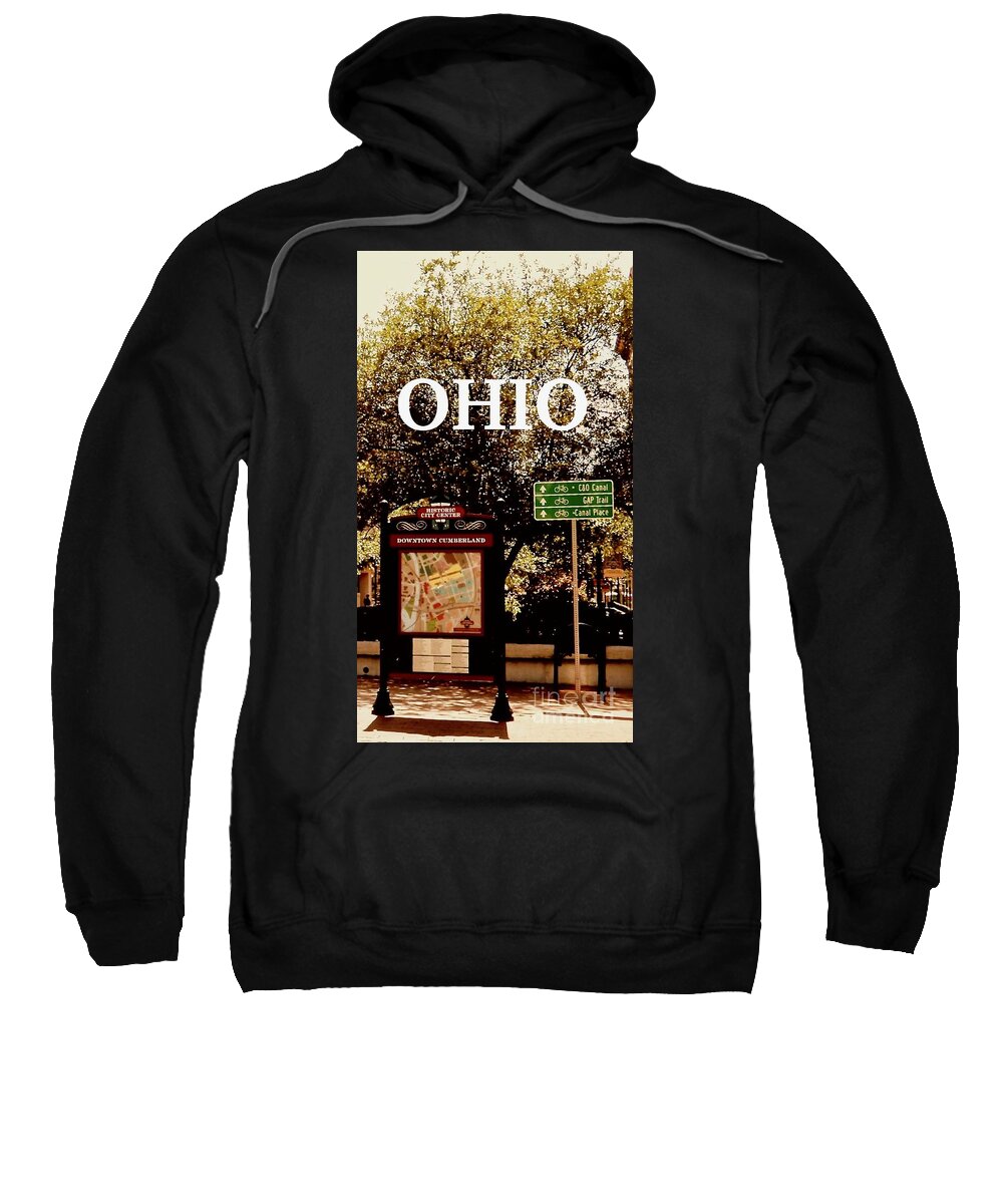 Ohio Sweatshirt featuring the digital art Cumberland Ohio by Karen Francis