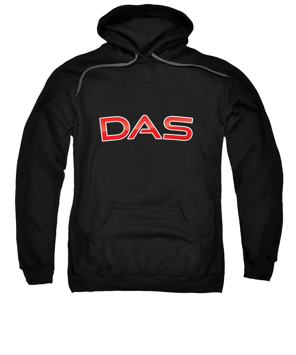 Das Sweatshirt featuring the digital art Das by TintoDesigns