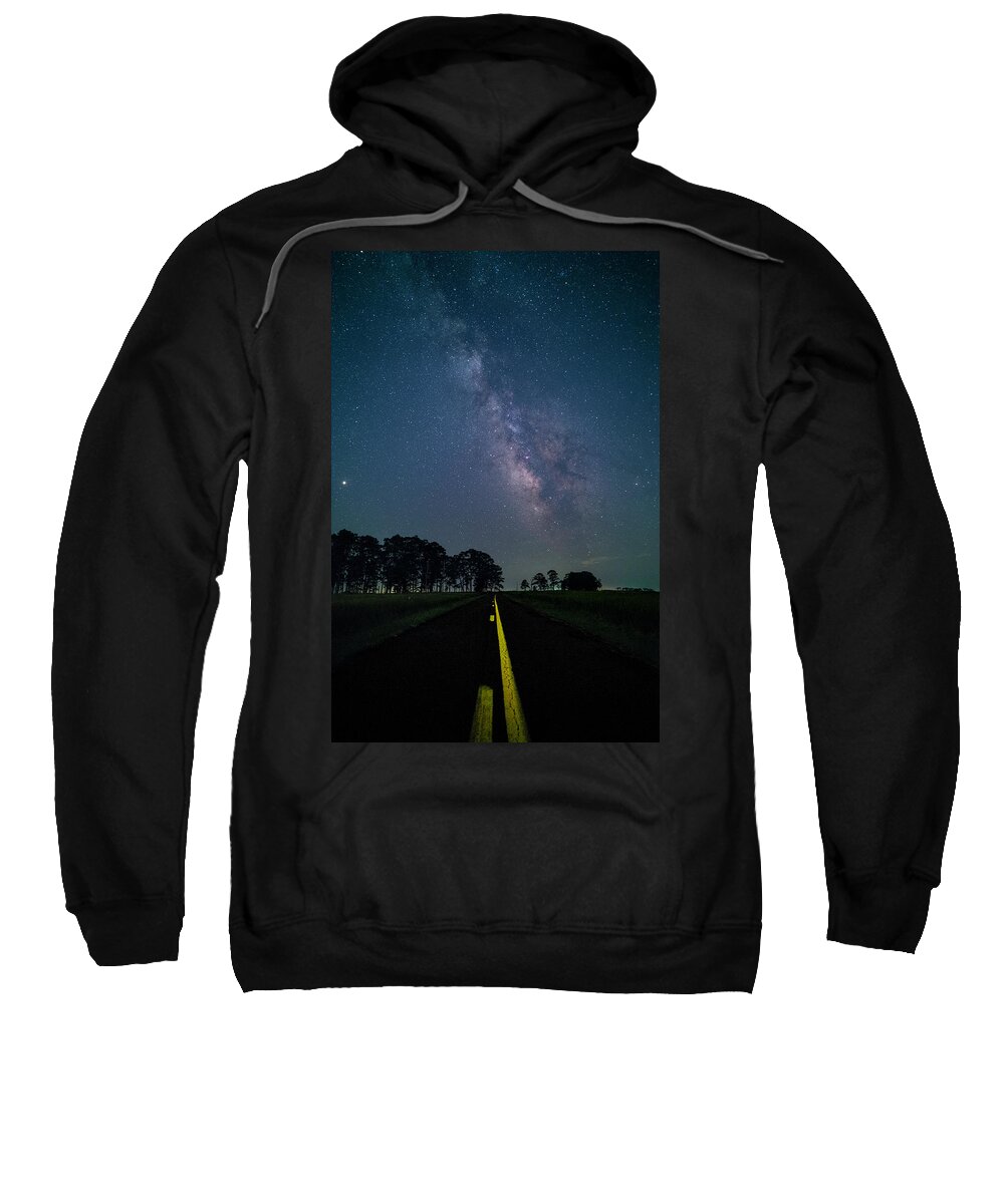 Maryland Sweatshirt featuring the photograph Down The Road by Robert Fawcett