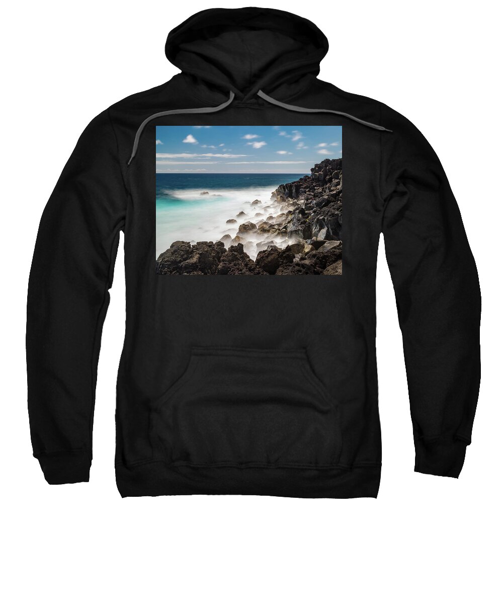 Hawaii Sweatshirt featuring the photograph Dreamy Hawaiian Coastline by William Dickman