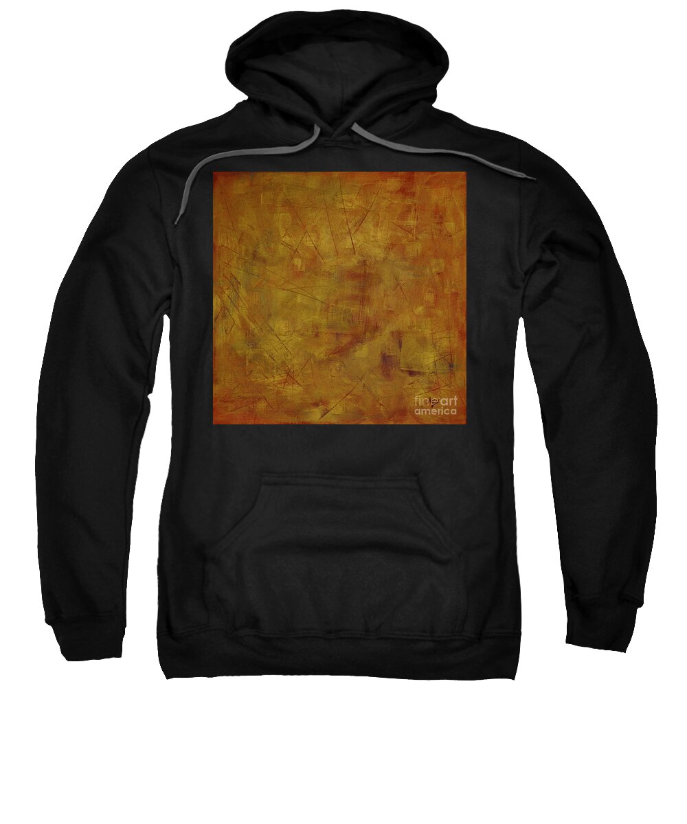 Glistening Sweatshirt featuring the painting Glistening in the Sun by Aicy Karbstein