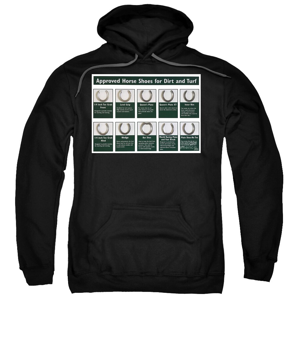 Horseshoes Sweatshirt featuring the photograph Horseshoes by CAC Graphics