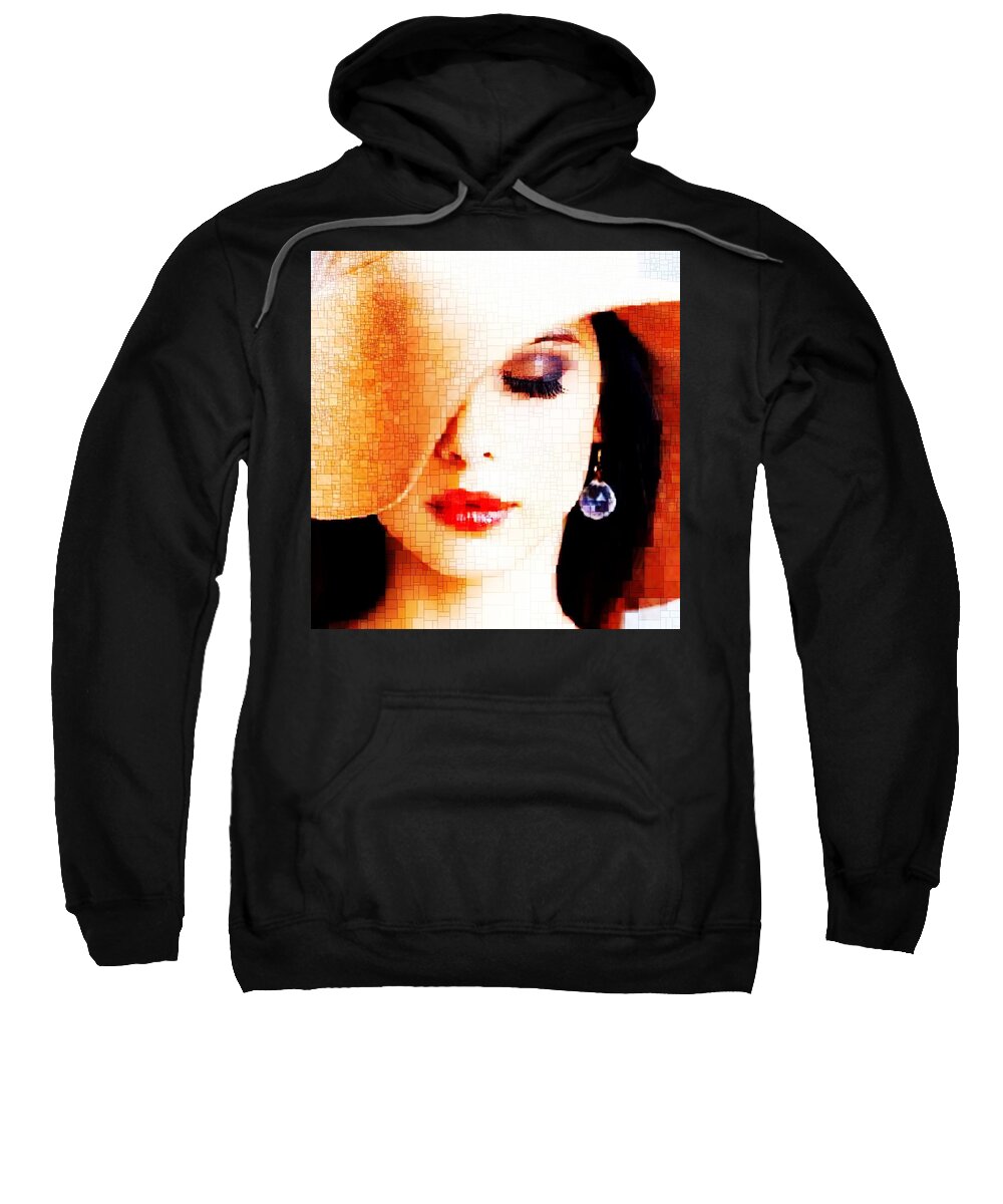  Sweatshirt featuring the photograph Ladies Please Gina by Jacqueline Manos