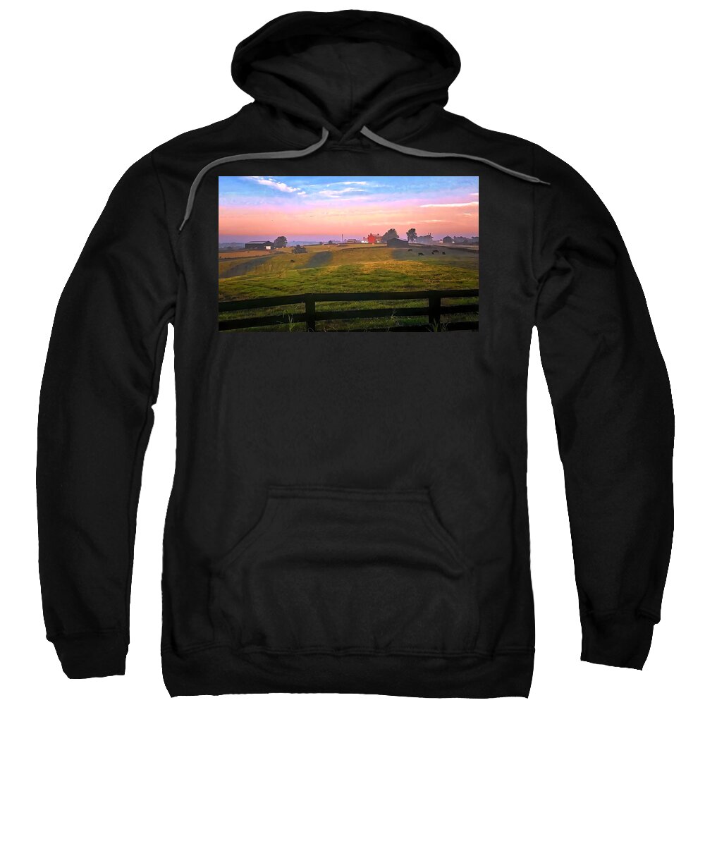  Sweatshirt featuring the photograph Lazy Day by Jack Wilson