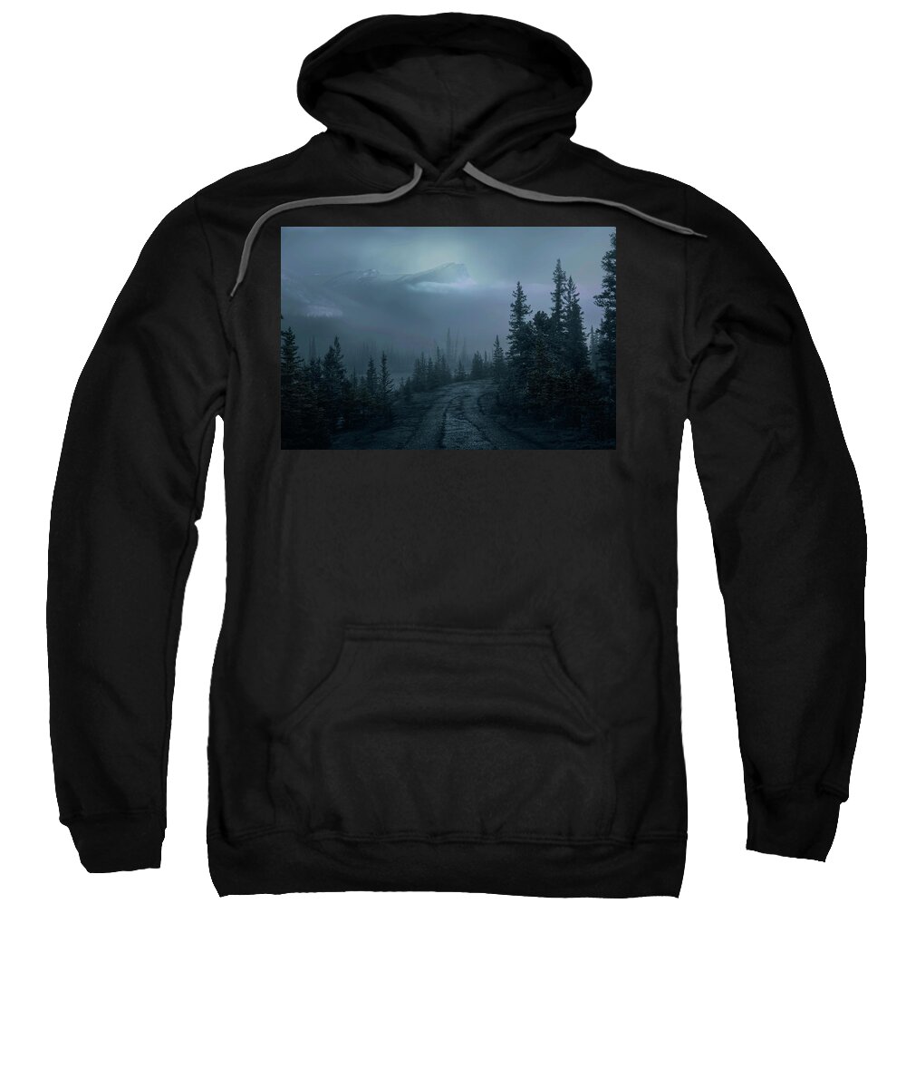 Trail Sweatshirt featuring the photograph Lonely Trails by Dan Jurak