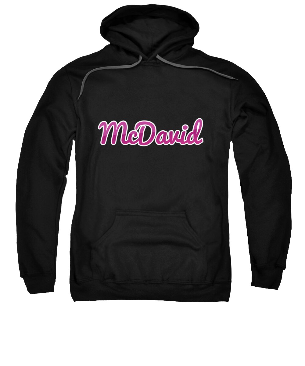 Mcdavid Sweatshirt featuring the digital art McDavid #McDavid by TintoDesigns