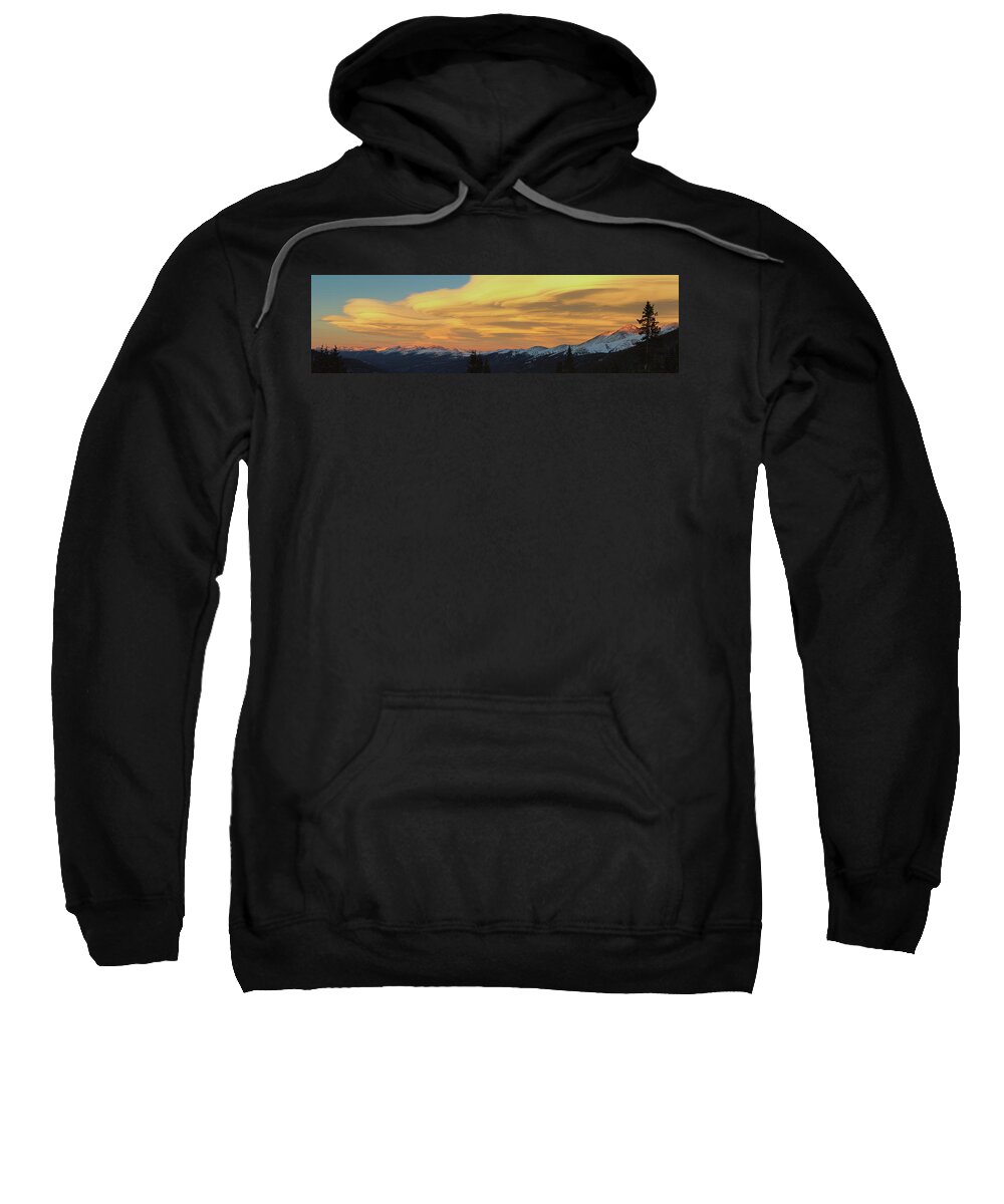 Landscape Sweatshirt featuring the photograph Mothership Sunset I by Ivan Franklin