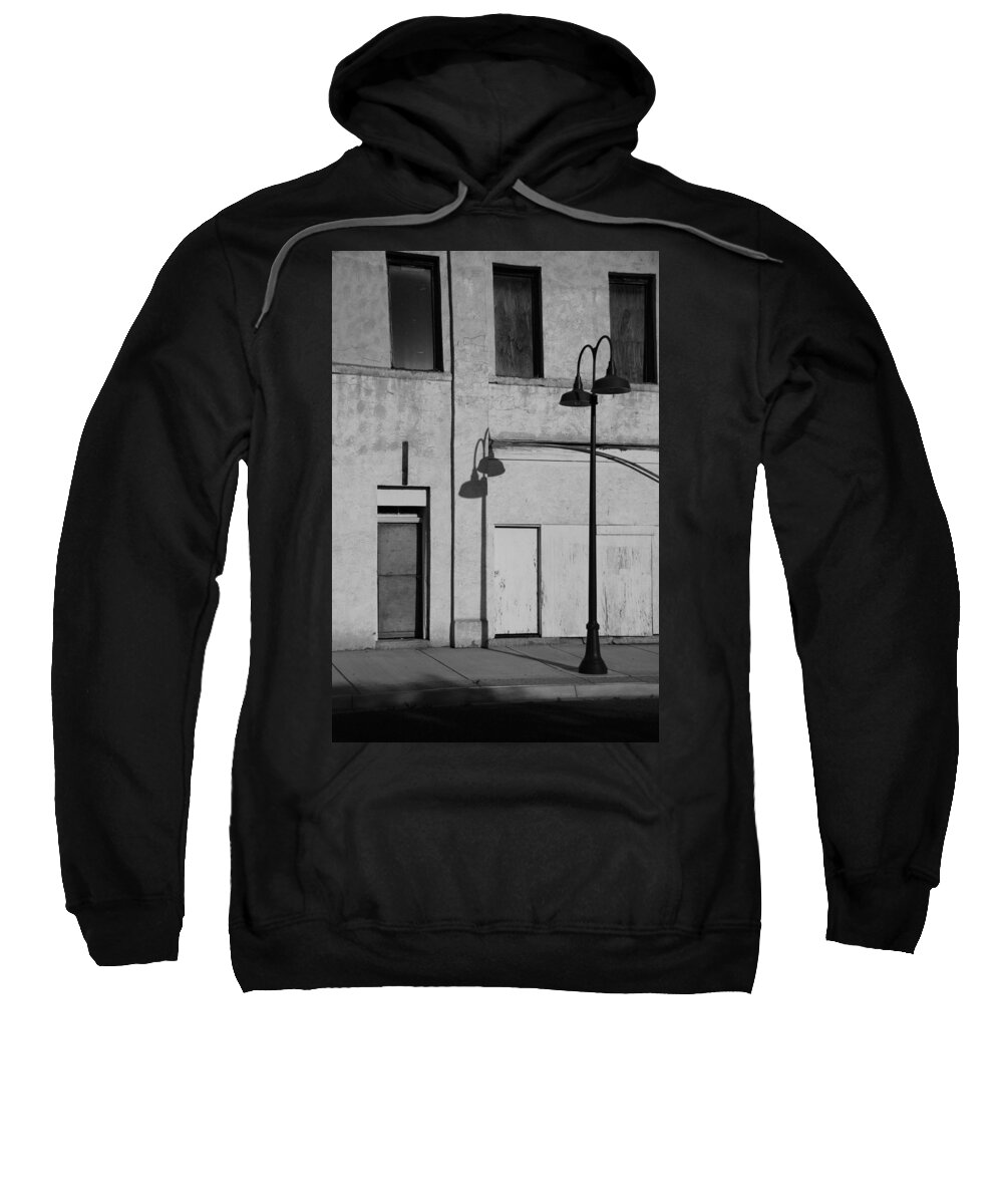 Street Light Sweatshirt featuring the photograph Old town in New Mexico by Marty Klar