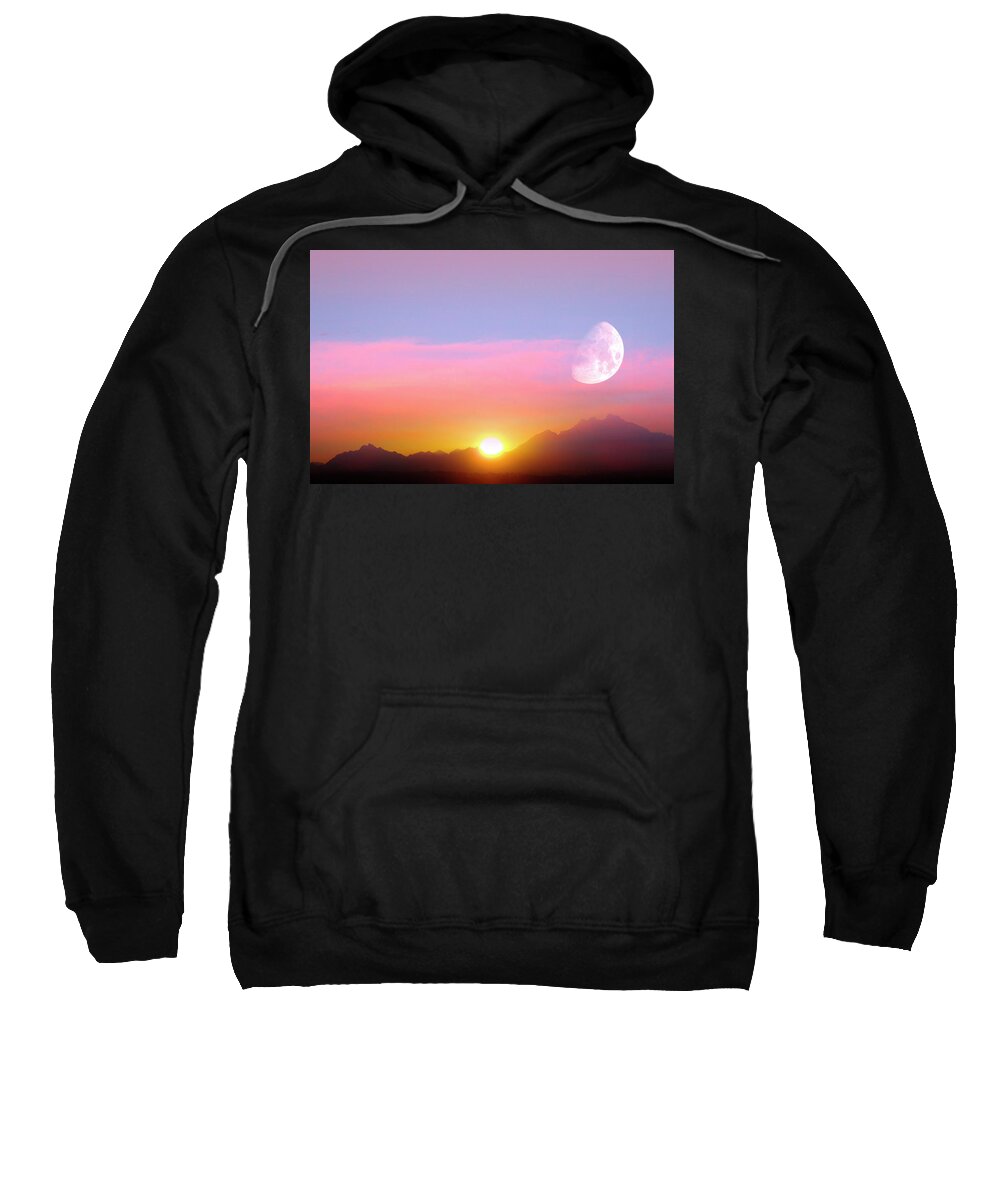 Sunset Sweatshirt featuring the photograph Sunset In Africa by Johanna Hurmerinta
