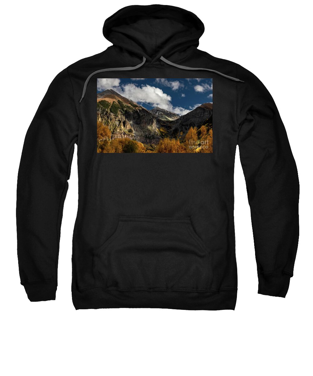Telluride Sweatshirt featuring the photograph The View by Norma Brandsberg