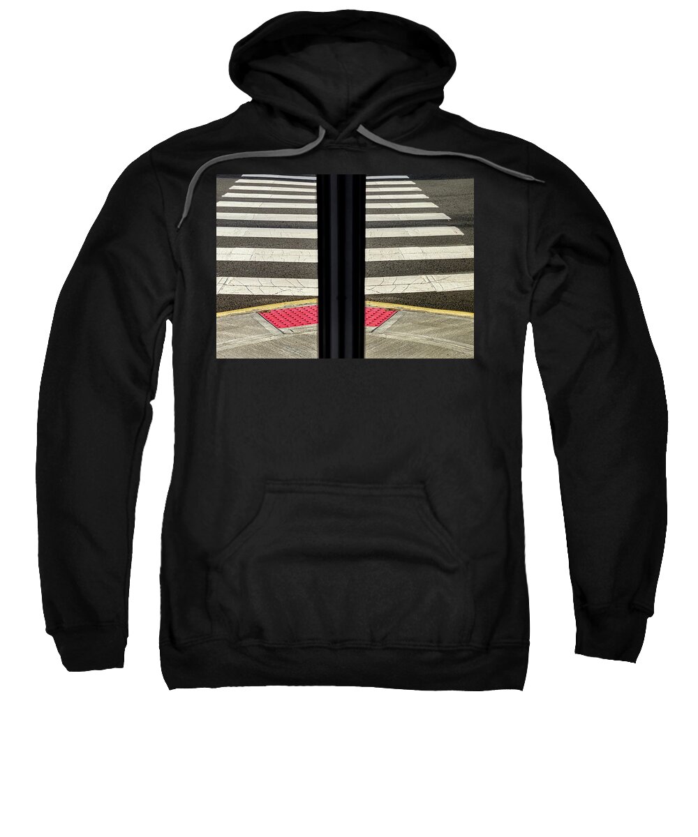 Window Sweatshirt featuring the photograph Intersection Of Real And Reflection #1 by Gary Slawsky