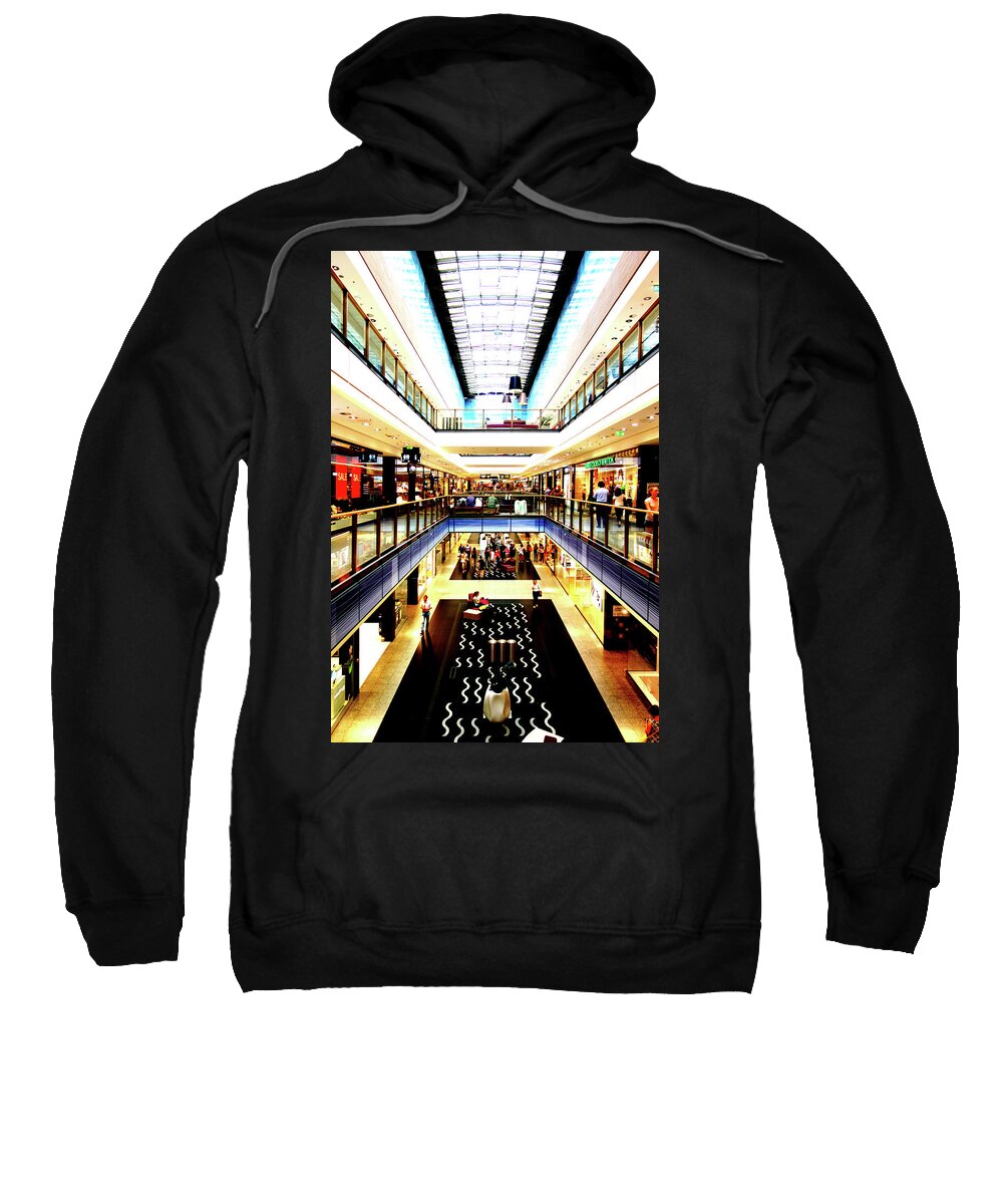 Mall Sweatshirt featuring the photograph Mall In Krakow, Poland 2 by John Siest