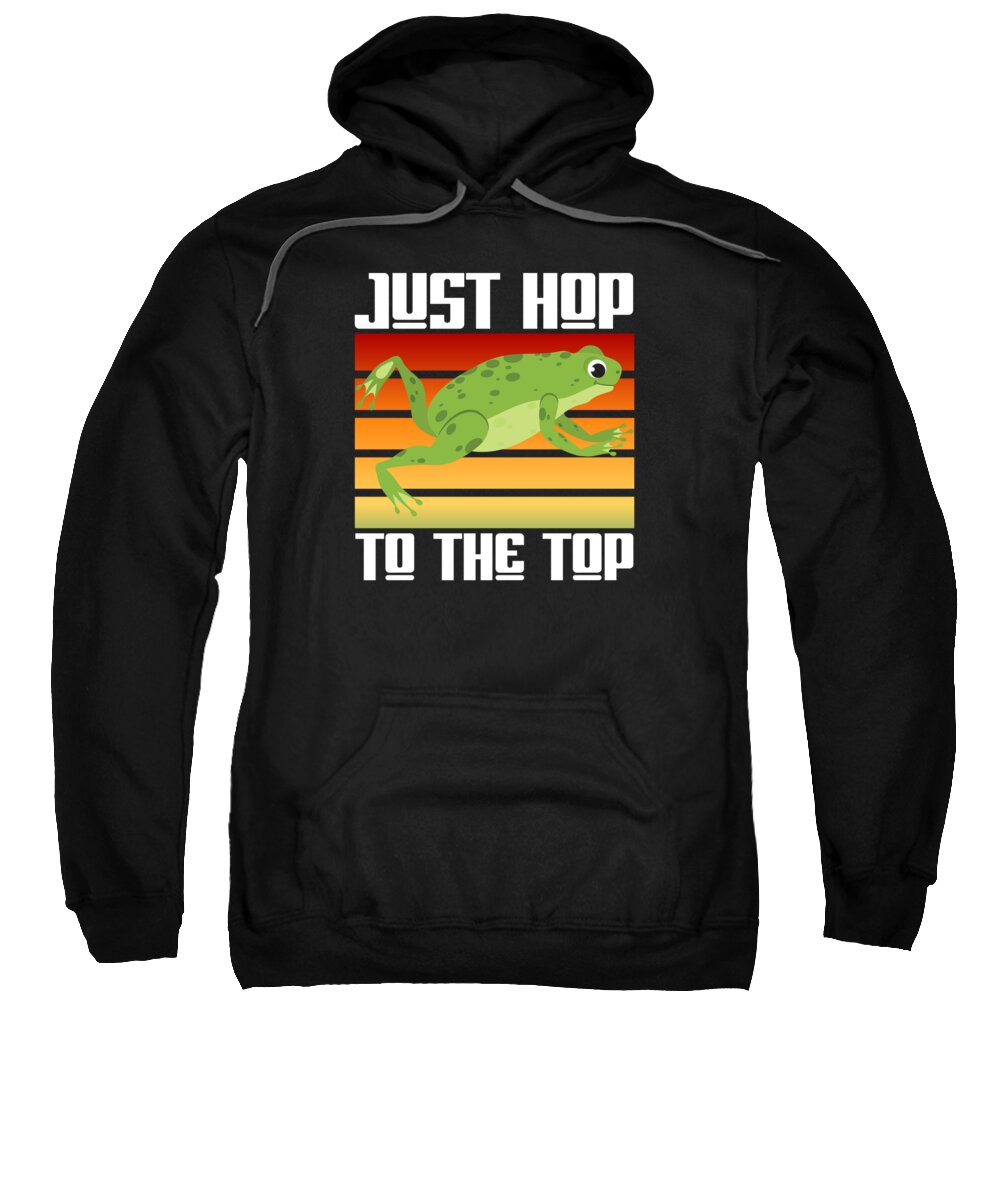 Frog Sweatshirt featuring the digital art Red Eyed Tree Frog Cute Rainforest Amphibian #15 by Toms Tee Store
