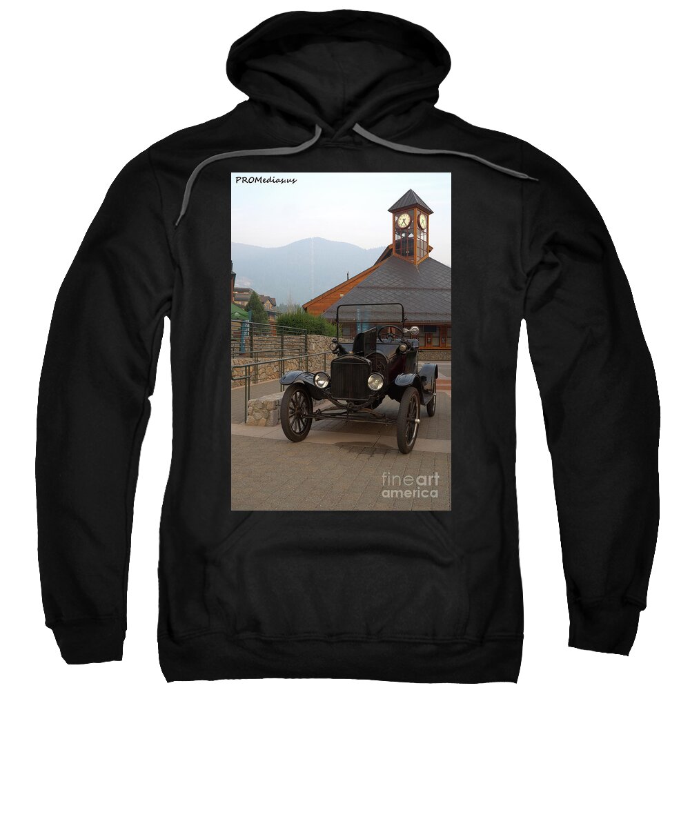 South Lake Tahoe Sweatshirt featuring the photograph 1921 Ford model T convertible by PROMedias US