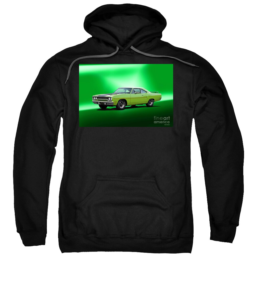 1970 Plymouth Roadrunner 440 Sweatshirt featuring the photograph 1970 Plymouth Roadrunner 440 by Dave Koontz