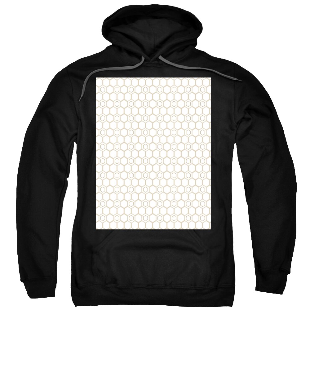 Connection Sweatshirt featuring the digital art Geometric Pattern Shapes Symbols Geometry #23 by Mister Tee