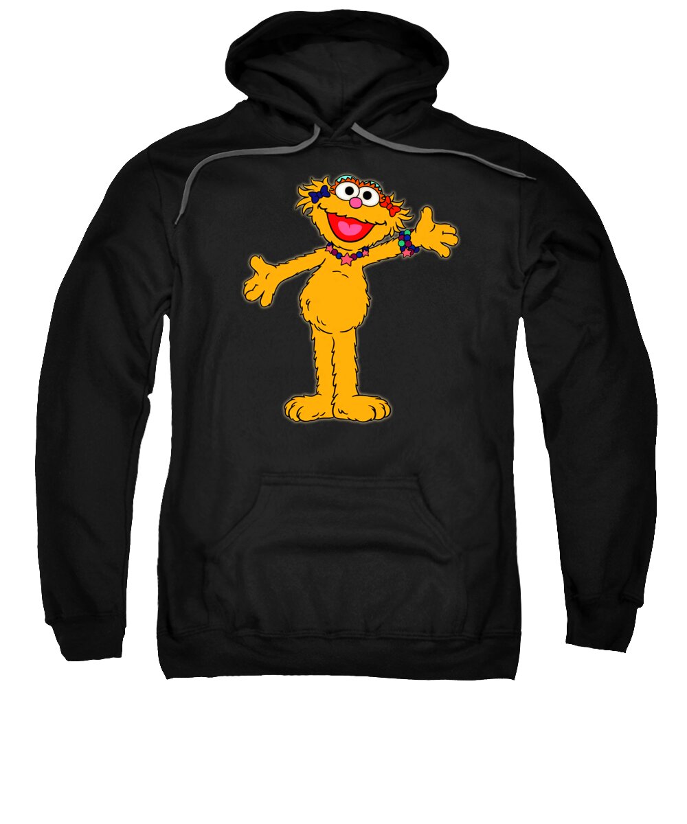 Elmo Sweatshirt featuring the digital art Sesame Street #3 by Jokosjokosusilo Susilo