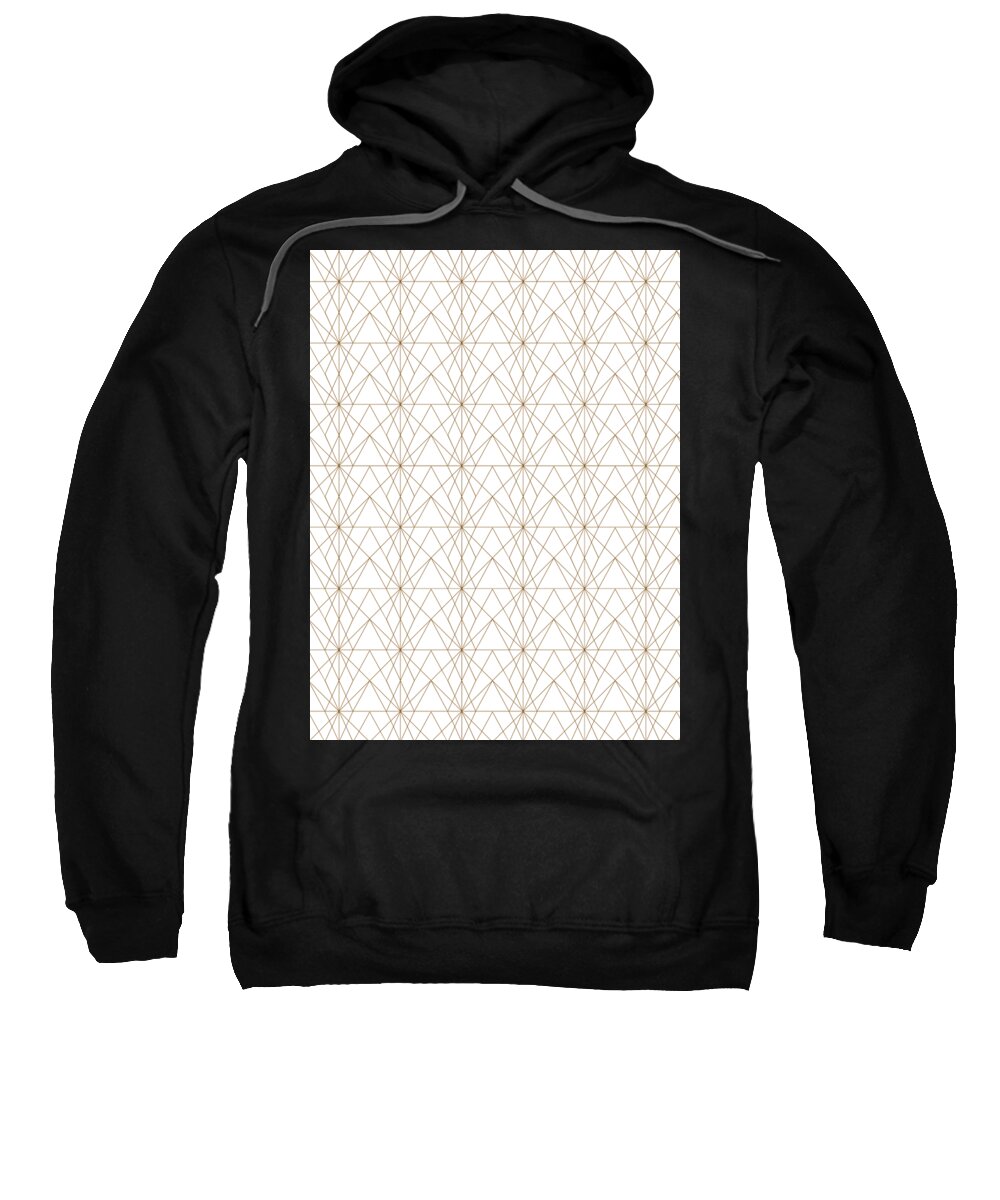 Connection Sweatshirt featuring the digital art Geometric Pattern Shapes Symbols Geometry #38 by Mister Tee