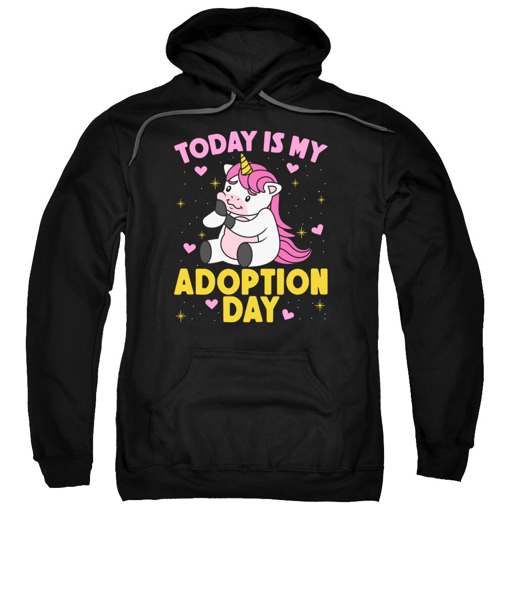 Adoption Day Sweatshirt featuring the digital art Adoption Day Children Families Fostering Kids #4 by Toms Tee Store