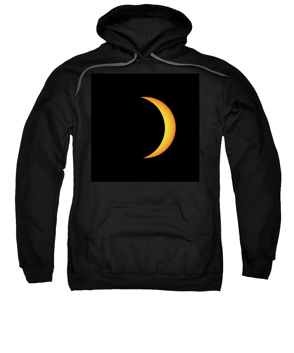 Solar Eclipse Sweatshirt featuring the photograph Partial Solar Eclipse #2 by David Beechum