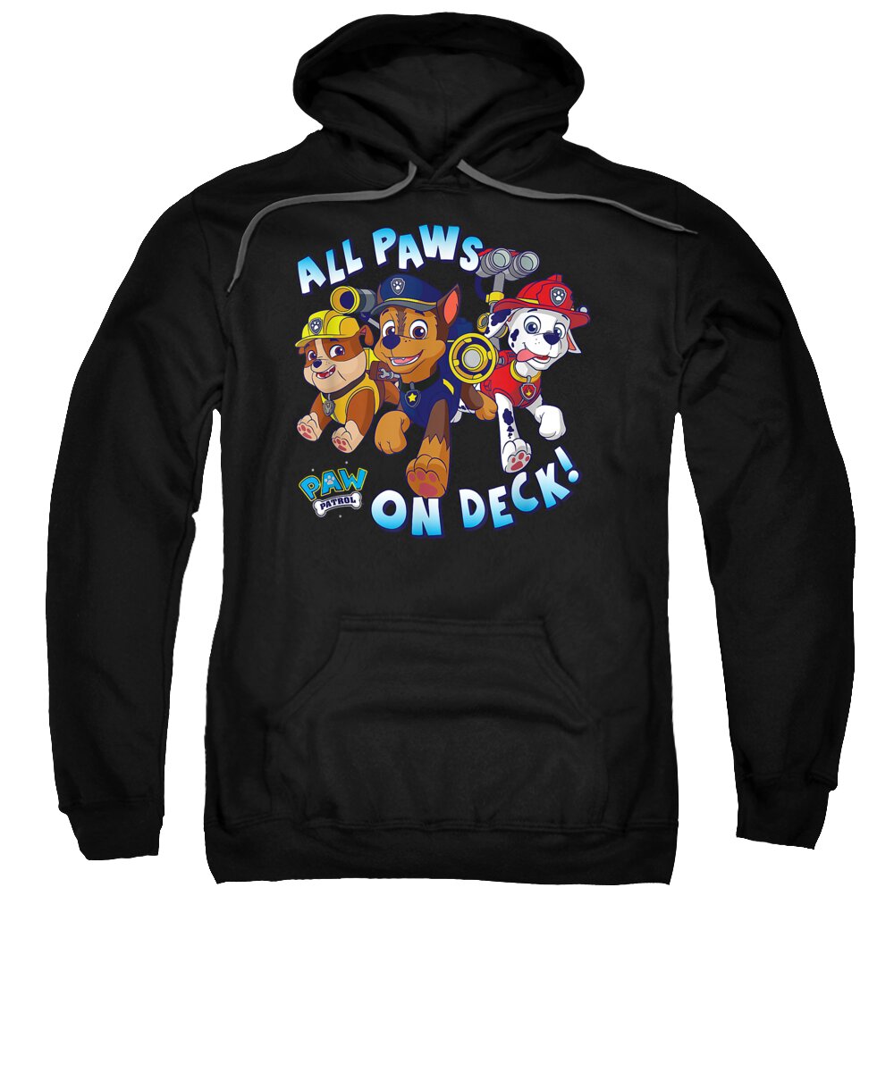 Active Enthusiasm In The Relief Humor Paw Patrol All Paws On Deck Group  Characters Gift For Adult Pull-Over Hoodie by Zery Bart - Fine Art America
