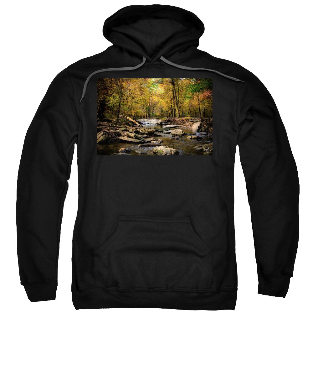 Creek Sweatshirt featuring the photograph Autumn Creek by Pam Rendall