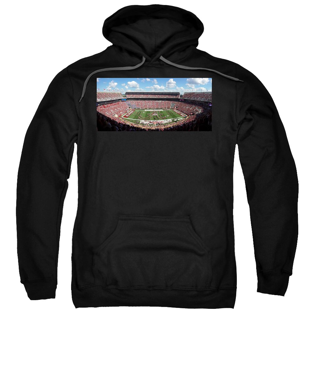 Gameday Sweatshirt featuring the photograph Bama Script A Panorama by Kenny Glover