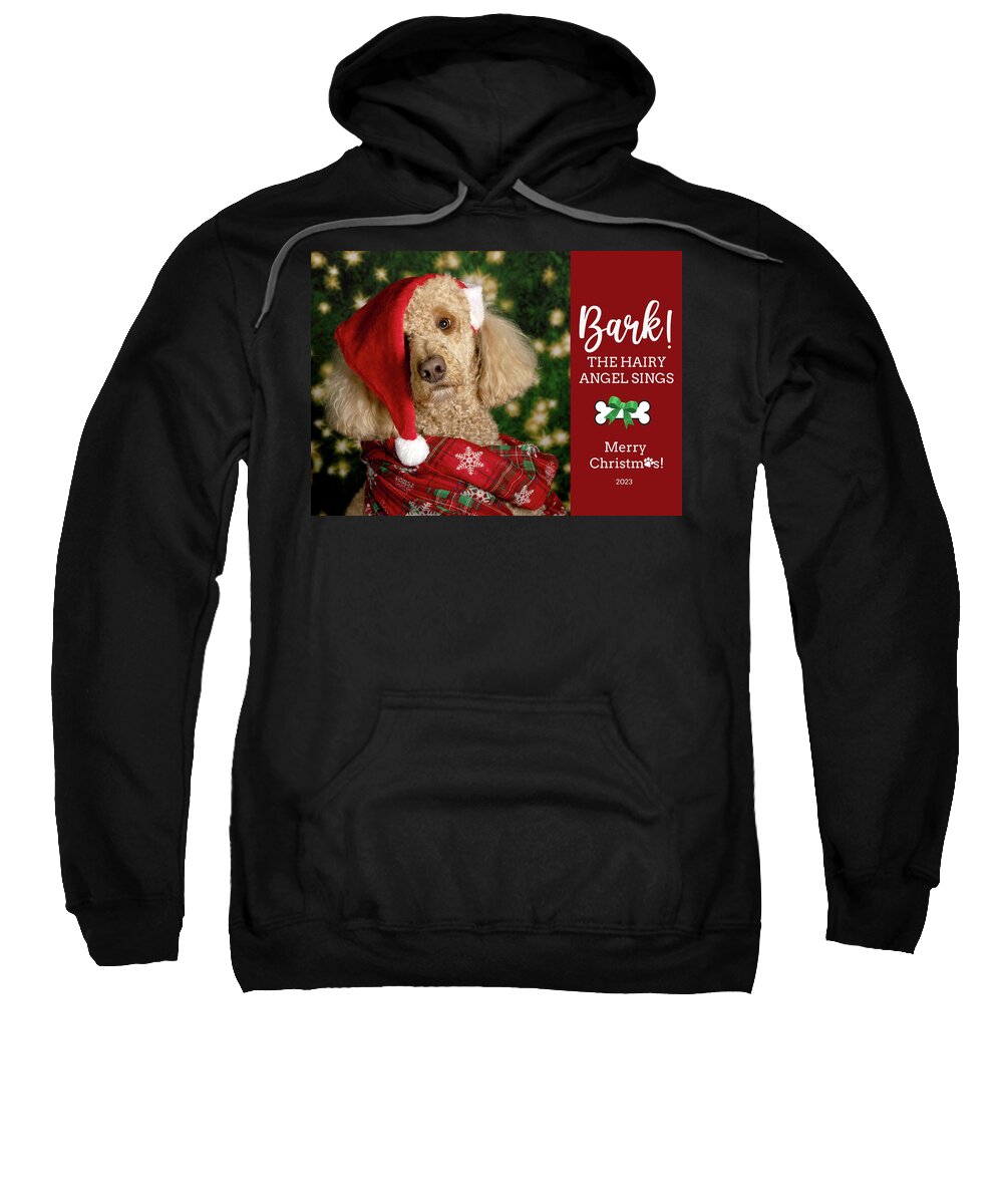 Christmas Sweatshirt featuring the photograph Bark by Rebecca Cozart