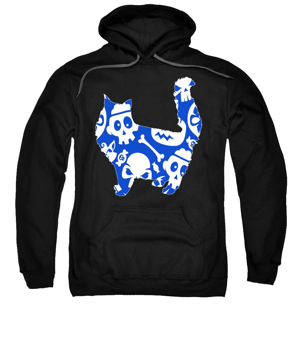 Cat Memes Sweatshirt featuring the digital art Cat 197 by Lin Watchorn