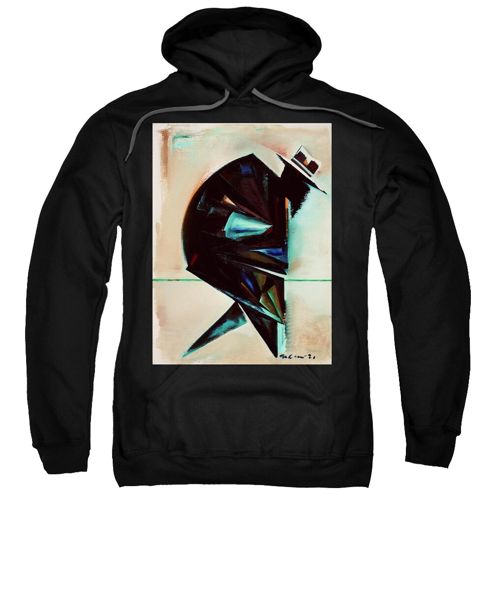 Jazz Sweatshirt featuring the painting Coming On The Hudson by Martel Chapman