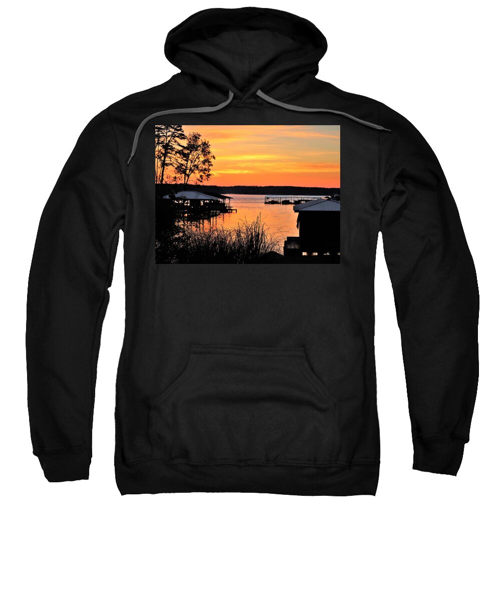 Orange Sweatshirt featuring the photograph Cove Color Morning by Ed Williams