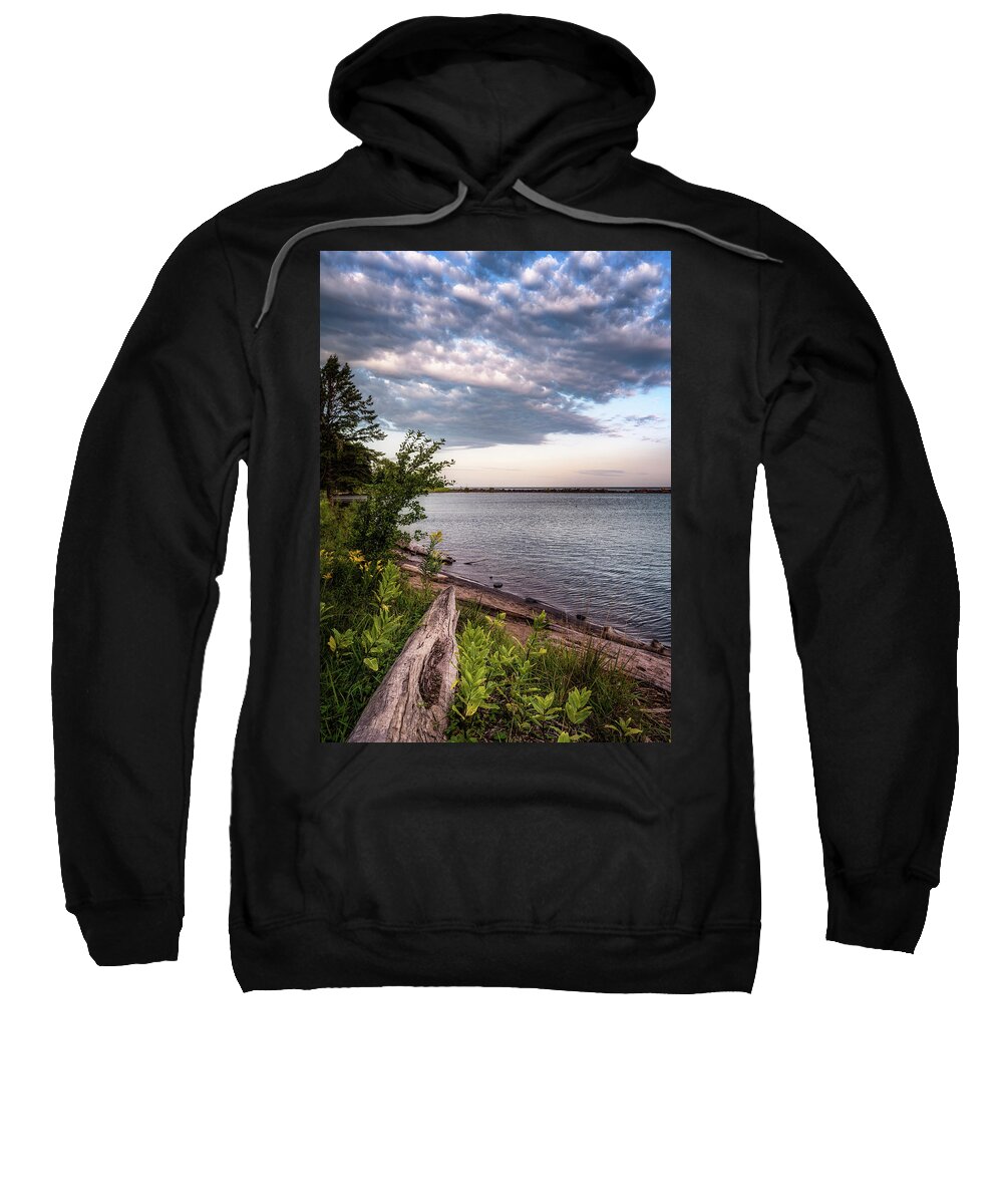 Sunrise Sweatshirt featuring the photograph Daybreak at the Lake by Nate Brack