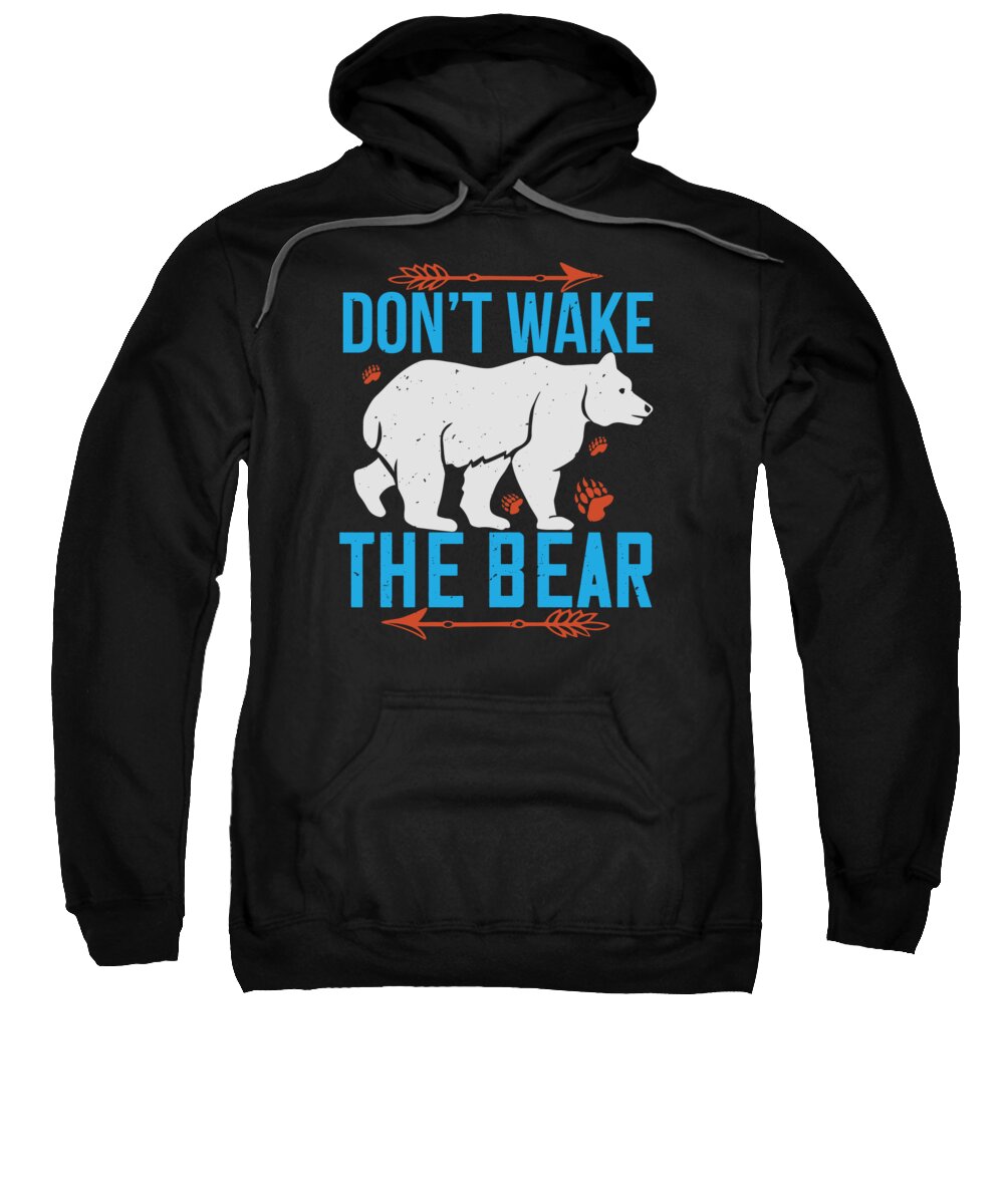 Bear Sweatshirt featuring the digital art Dont wake the bear by Jacob Zelazny