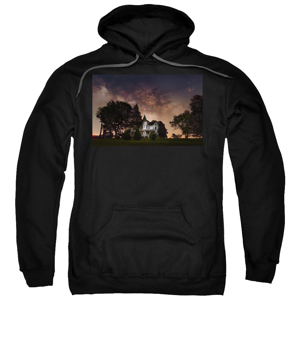 Nightscape Sweatshirt featuring the photograph Dream Home by Grant Twiss