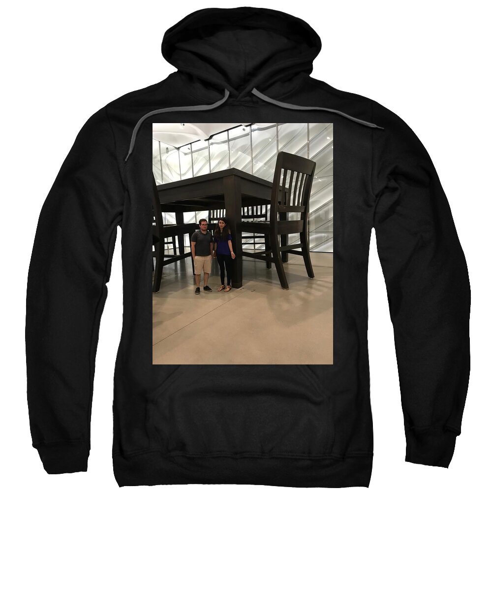 Table Sweatshirt featuring the photograph Fasting to an Extreme by Calvin Boyer