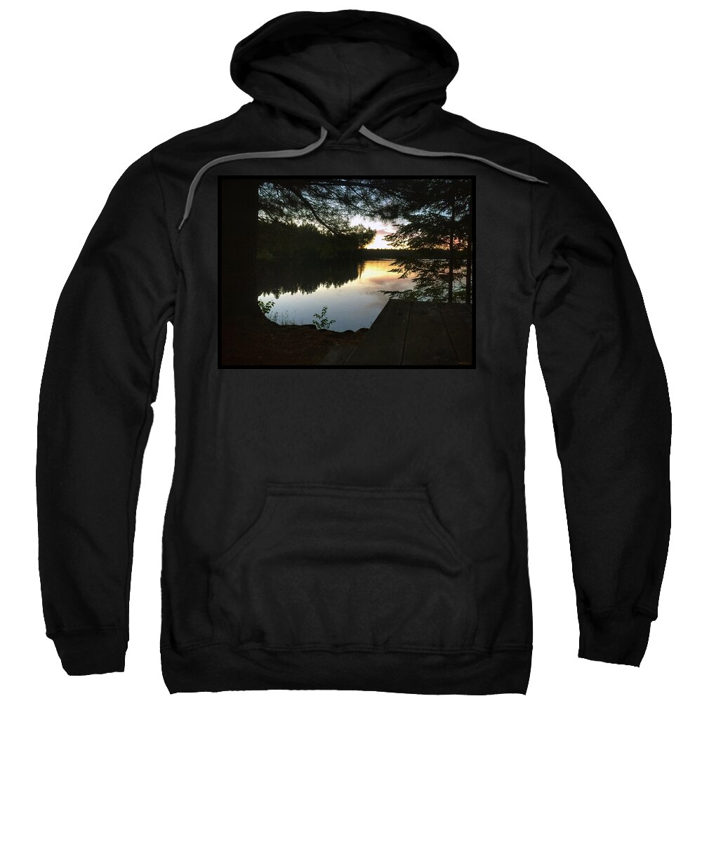 Adirondacks Sweatshirt featuring the photograph Fish Creek Pond by Robert Dann