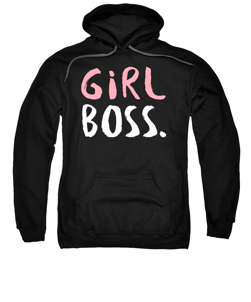 Entrepreneur Sweatshirt featuring the digital art Girl Boss by Jacob Zelazny