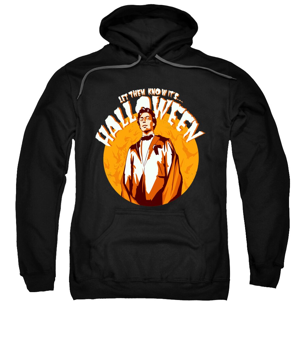 Witch Sweatshirt featuring the drawing Grand Wizard by Ludwig Van Bacon