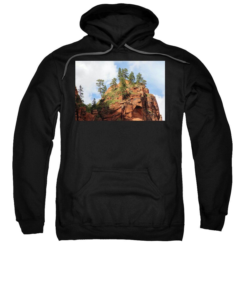 Landscape Sweatshirt featuring the photograph High Above the Canyon by Robert Carter