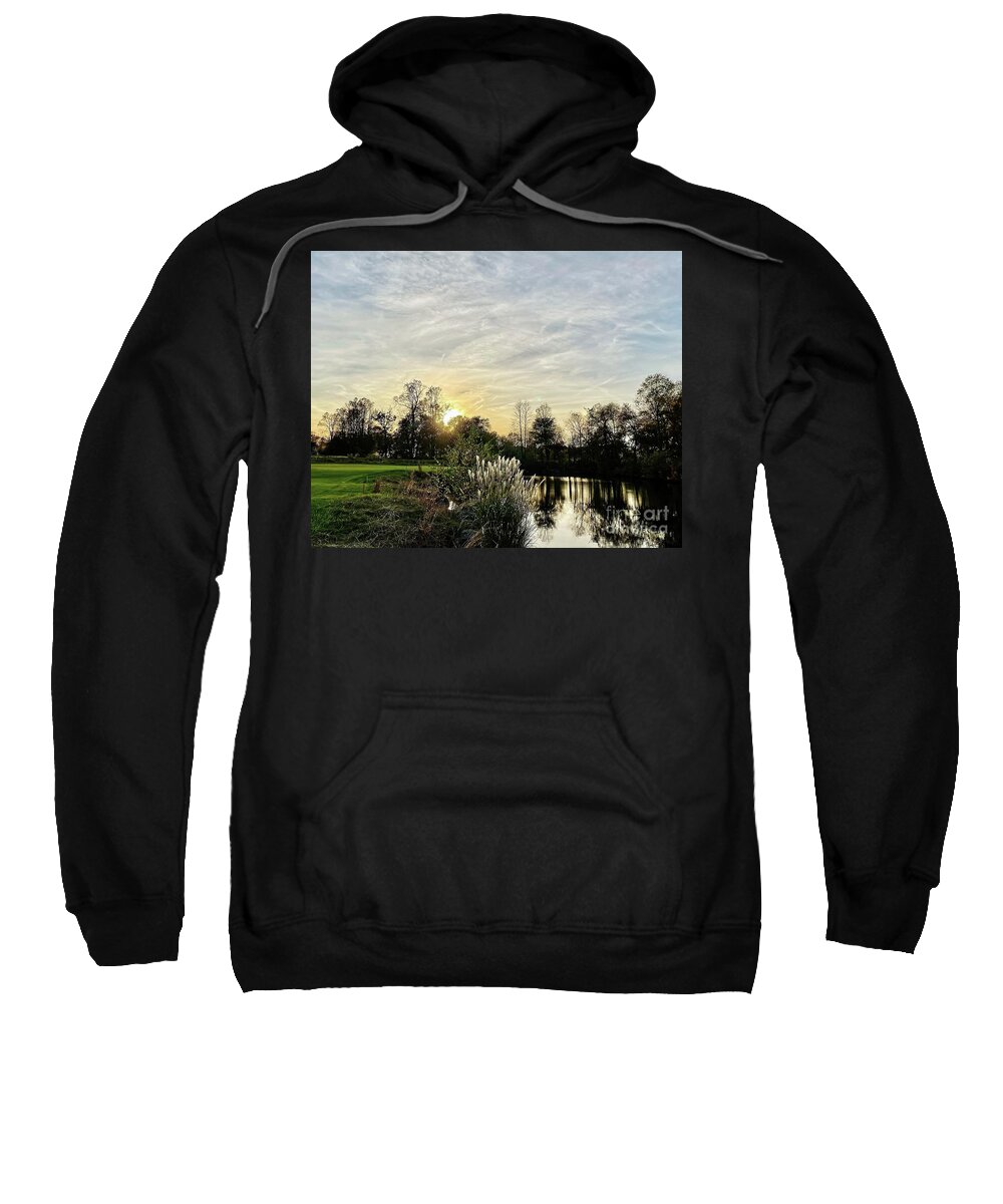 Golf Course View Sweatshirt featuring the photograph Hole 11 Laurel Creek by Jan Daniels