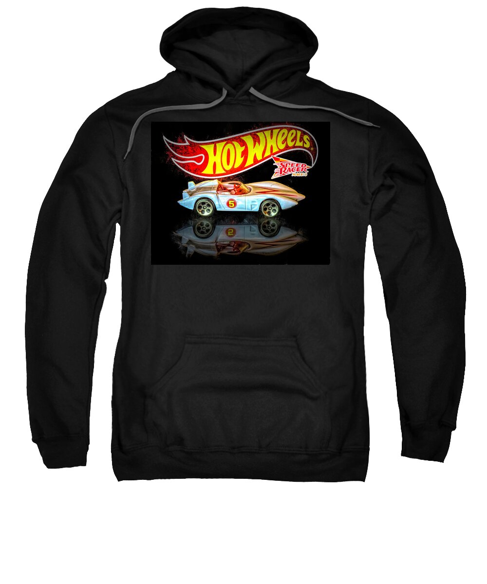  Hot Wheels Sweatshirt featuring the photograph Hot Wheels Speed Racer Mach 5 2 by James Sage