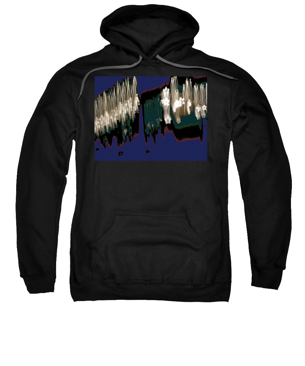 Abstract Sweatshirt featuring the digital art Light Disorder by T Oliver