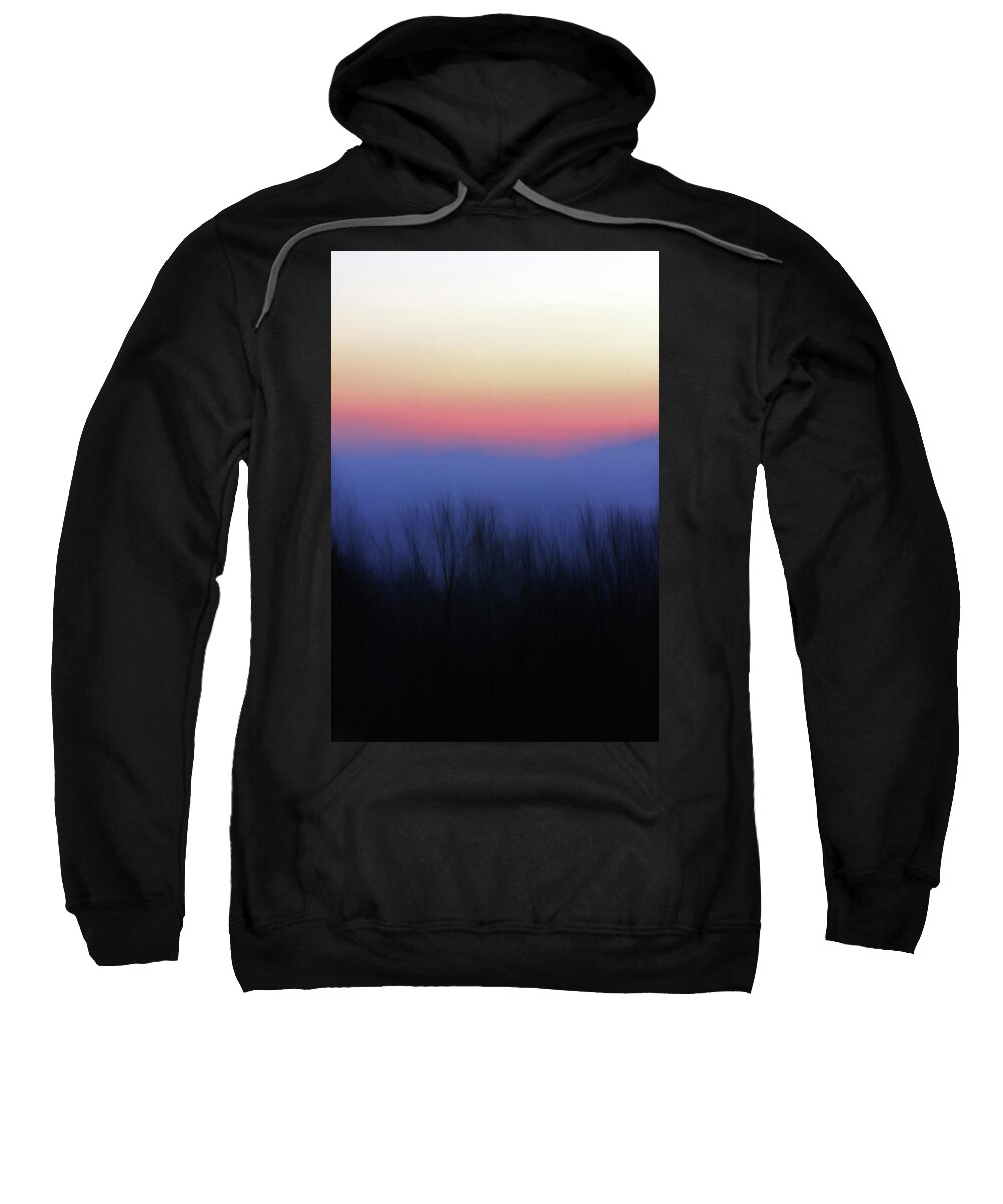 Sunset Sweatshirt featuring the photograph Massanutten Sunset by Carolyn Stagger Cokley