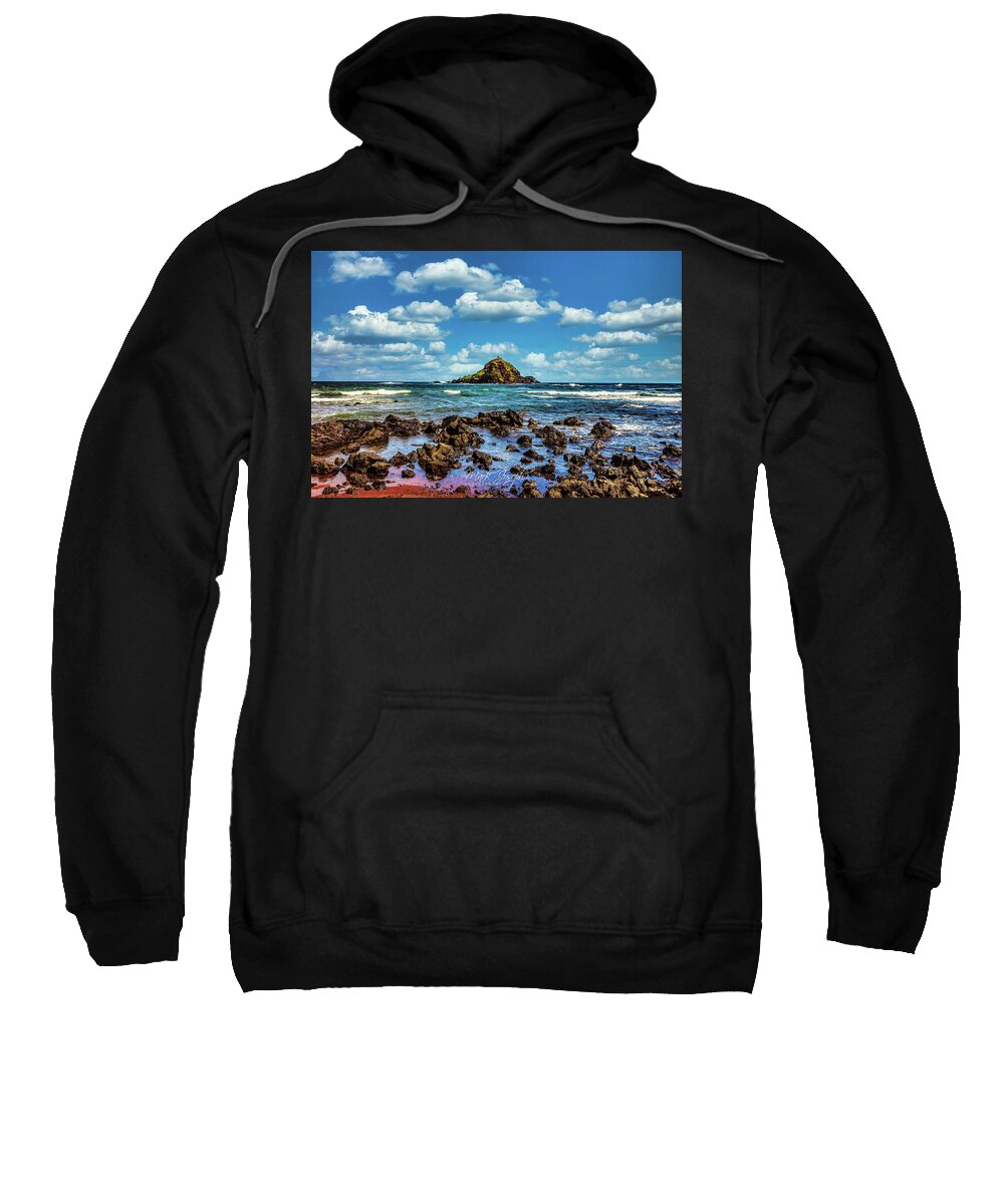 Beach Sweatshirt featuring the photograph Maui Beach Bliss by Mark Joseph